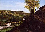 Gustave Courbet Valley of Ornans painting
